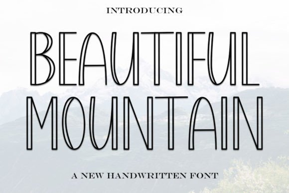 Beautiful Mountain: Strategic Typography for Holiday Branding and Design