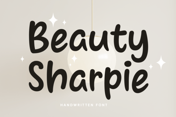 Beauty Sharpie: A Handwritten Font for Heartfelt Design