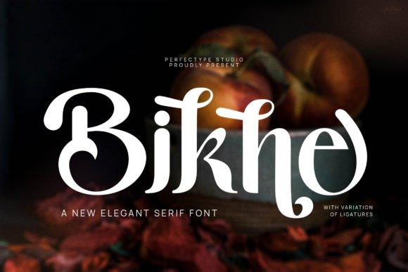 Bikne: A Serif Font for Elegant Branding and High-End Design