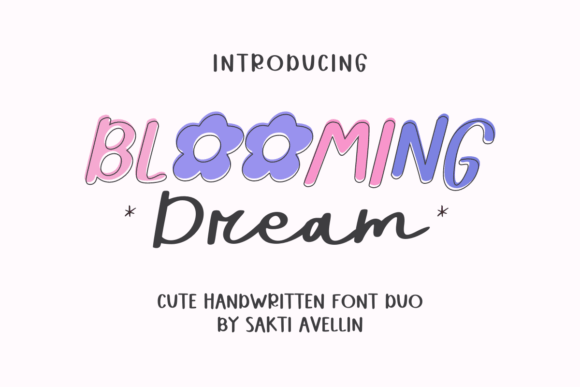 Blooming Dream: Whimsical Fonts for Creatives