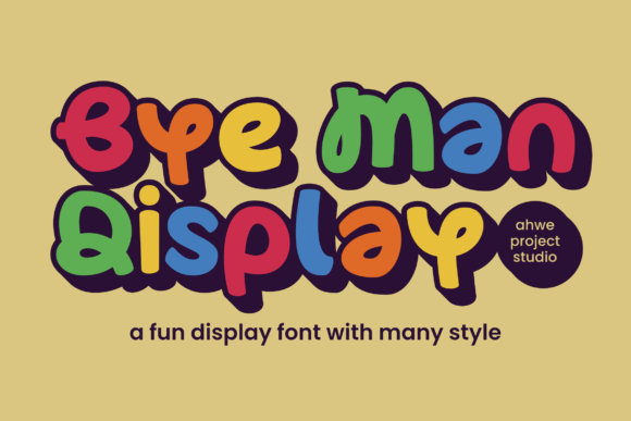 Bye Man: Evaluating a Bold Display Font for Creative Projects