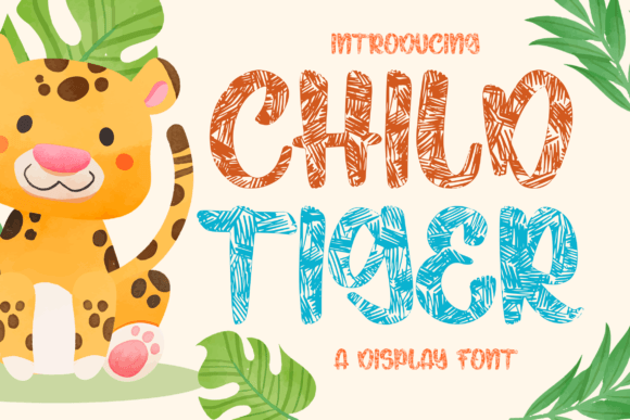 Child Tiger: A Friendly Display Font for Creative Projects