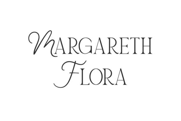 Design with Margareth Flora Font