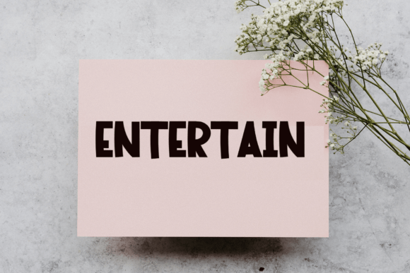 Entertain: Elevate Your Brand with Elegant Typography