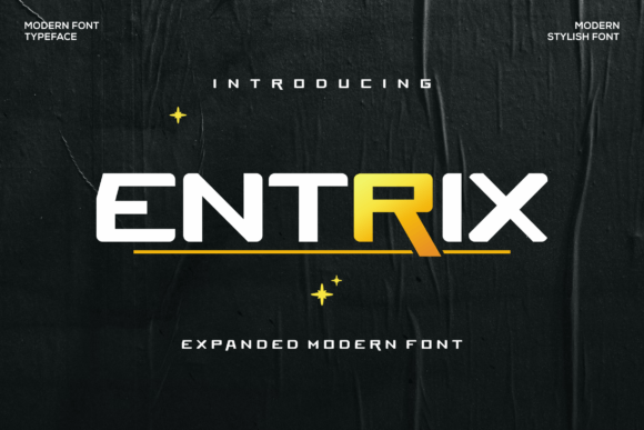 Entrix: Elevating Modern Design with Futuristic Typography