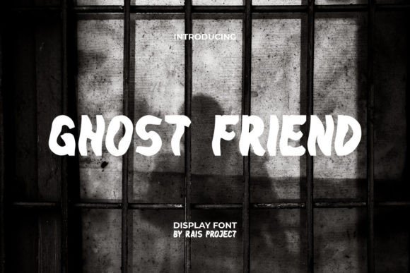 Ghost Friend Font: A Playful Display Type for Spooky and Whimsical Designs