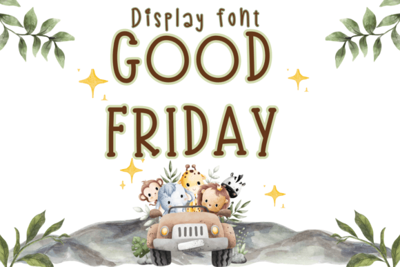 Good Friday: A Versatile Display Font for Modern Design Projects