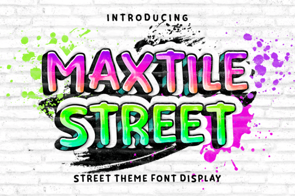 Maxtile Street: A Bold Display Font for Urban Design