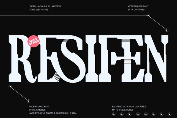 Resifen: Redefining Modern Logo Typography Through Elegance and Function