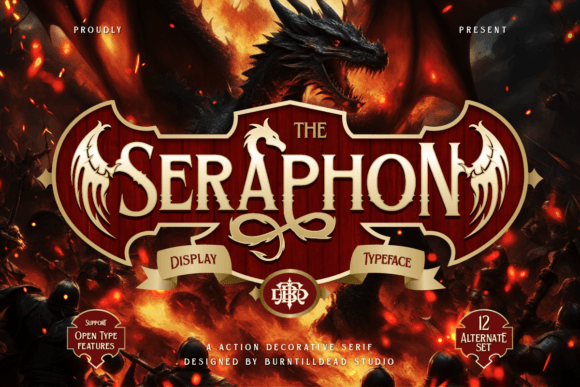 Seraphon: Unleashing Dragon-Inspired Majesty in Your Typography