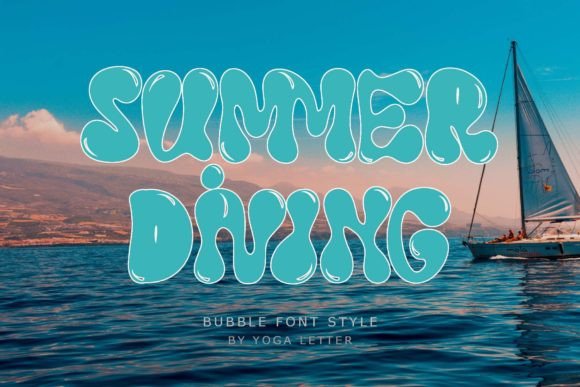 Summer Diving: Evaluating a Playful Bubble Typeface for Creative Projects