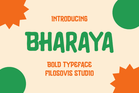 Unleashing Personality: Why Bharaya Is the Display Font Your Creative Projects Need