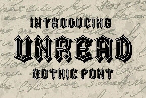 Unread: Integrating Modern Gothic Typography Into Your Design Workflow